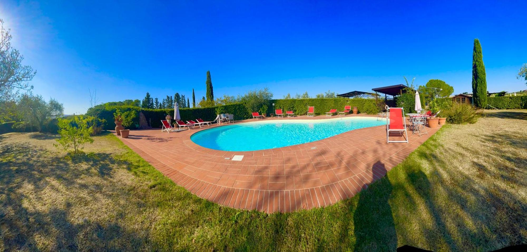 Intero Appartamento Con Private Pool E Jacuzzi Podere Settefrati Montaione Bagian luar foto